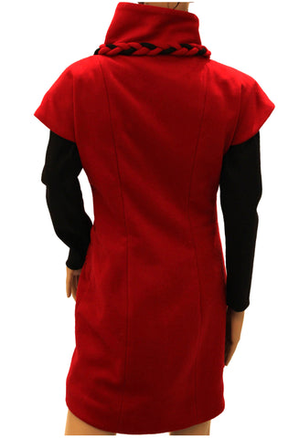‘Lady in Red’ Coat Dress
