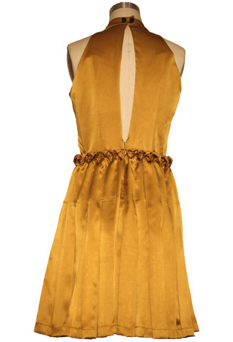 ‘Mustard and Pleats’ Dress